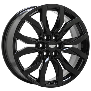 20" Cadillac XT5 XT6 Sport Gloss Black wheels rims Factory OEM set 4870 EXCHANGE