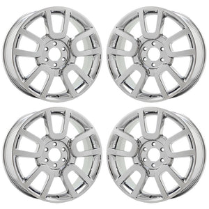 22" Ford F150 Harley Davidson PVD Chrome wheels rims OEM set 3830