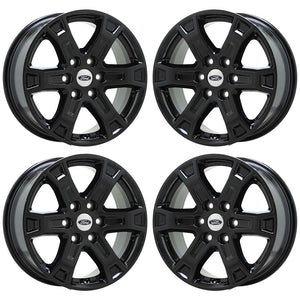 18" Ford F150 Truck black wheels rims Factory OEM set 4 10343 EXCHANGE