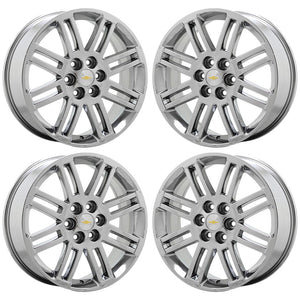 20" Chevrolet Traverse GMC Acadia PVD Chrome wheels rims OEM set 7063