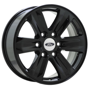17" Ford F150 Truck Gloss Black wheels rims Factory OEM set 4 3995
