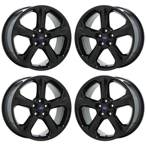 18" Ford Fusion Black wheels rims Factory OEM set 3959