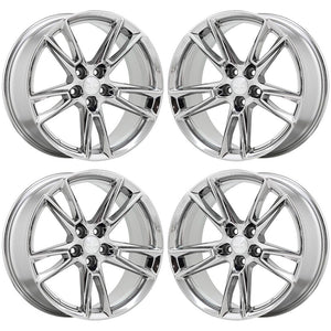 20" Chevrolet Camaro SS PVD Chrome wheels rims Factory OEM set 5872 5875