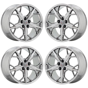 19x8.5 20x11 Corvette C8 PVD Chrome wheels Factory OEM GM 14011 14012 EXCHANGE