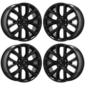 22" Ford Expedition Gloss Black wheels rims Factory OEM set 10145