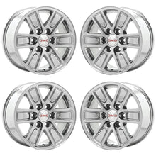 Load image into Gallery viewer, 17&quot; GMC Sierra 1500 PVD Chrome wheels rims Factory OEM set 5654
