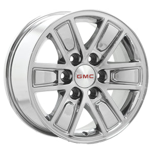 17" GMC Sierra 1500 PVD Chrome wheels rims Factory OEM set 5654