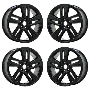 20" Acura MDX Gloss Black wheels rims Factory Original OEM set 71845 EXCHANGE