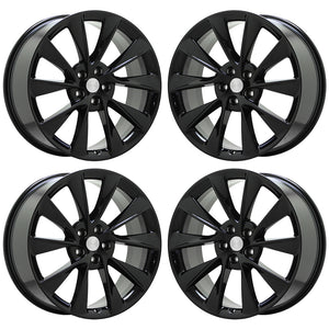 21" Tesla Model S Black wheels rims Factory OEM set 96249 96250 EXCHANGE