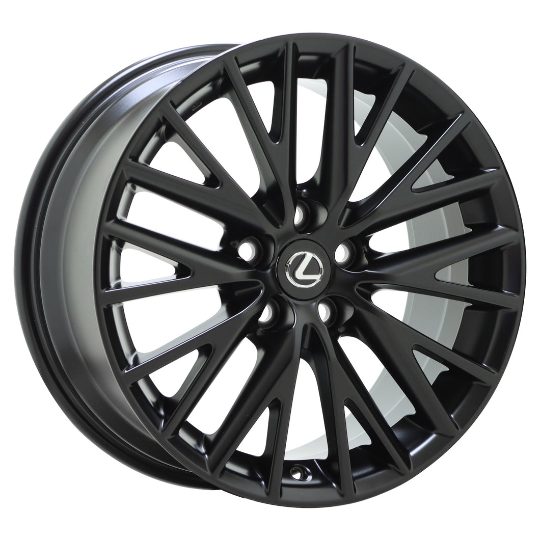 18x8 Lexus IS200 IS250 IS300 IS350 Turbo Satin Black wheel rim Factory OEM 74288