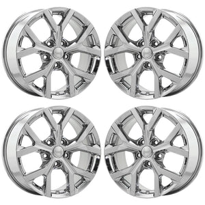 18" Jeep Grand Cherokee PVD Chrome wheels rims Factory OEM set 9285