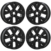 Load image into Gallery viewer, 18&quot; Nissan Rogue Gloss Black wheels rims Factory OEM set 62828 EXCHANGE
