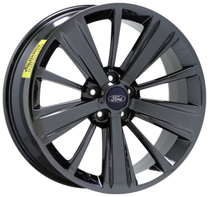 20" Ford Explorer PVD Black Chrome wheels rims Factory OEM set 10183