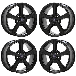 18" Ford Fusion Black wheels rims Factory OEM set 3985 EXCHANGE