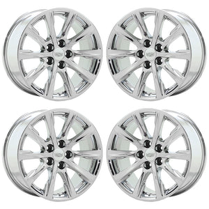 18" Cadillac CT5 PVD Chrome wheels rims Factory OEM set 4836 EXCHANGE