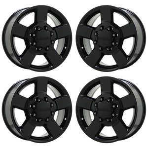 EXCHANGE 20" GMC Sierra 2500 3500 Black wheels rims Factory OEM set 5771