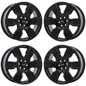 20" GMC Acadia Black wheels rims Factory GM set 5952 EXCHANGE