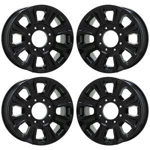 18" Ford F250 F350 SRW Black wheels rims Factory OEM set 10097