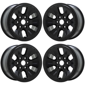 17" Ford F150 Truck Satin Black wheels rims Factory OEM set 4 10114