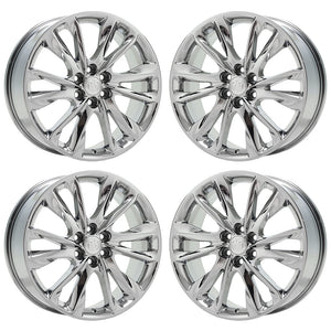 EXCHANGE 20" Buick Enclave PVD Chrome Wheels Rims Factory OEM Set 14070