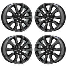 Load image into Gallery viewer, 18&quot; Land Range Rover Evoque PVD Black Chrome wheels rim OEM set 72256 EXCHANGE
