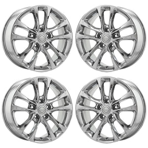 18" Chrysler Pacifica PVD Chrome wheels rims Factory OEM set 2029