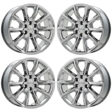 Load image into Gallery viewer, 22&quot; Escalade Silverado SIerra PVD Chrome wheels rims OEM CK162 set 5696 EXCHANGE
