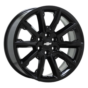 22" Escalade Silverado SIerra Black wheels rims OEM CK162 set 5696