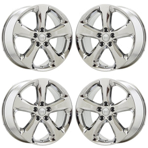 20" Jeep Grand Cherokee PVD Chrome wheels rims Factory OEM set 9287