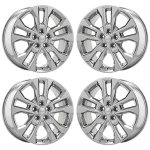 20" Jeep Grand Cherokee PVD Chrome wheels rims Factory OEM set 9289