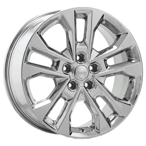 20" Jeep Grand Cherokee Bright Chrome wheels rims Factory OEM set 9289 EXCHANGE