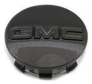 3 1/4" GMC Sierra 1500, Yukon Black Center Cap #23357064 set