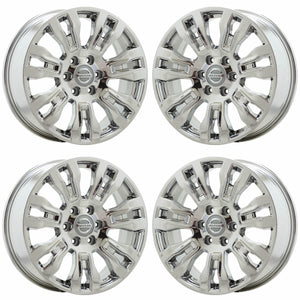 20" Nissan Titan XD PVD Chrome wheels rims Factory OEM set 62728 EXCHANGE