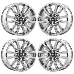 18" Chevrolet Traverse PVD Chrome wheels rims OEM set 4 14066