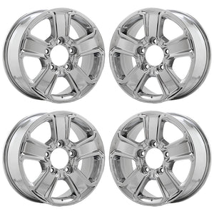 18" Toyota Sequoia Tundra Chrome Bright wheels rims OEM set 4 75156 EXCHANGE