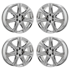 20" Cadillac SRX PVD Chrome wheels rims Factory OEM set 4667 EXCHANGE