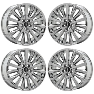 18" Lincoln MKZ PVD Chrome wheels rims Factory OEM set 10127 EXCHANGE