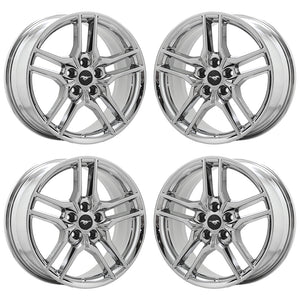 EXCHANGE 18" Ford Mustang PVD Chrome wheels rims Factory OEM set 10157