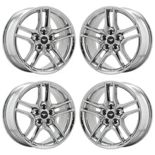 Load image into Gallery viewer, 18&quot; Ford Mustang PVD Chrome wheels rims Factory OEM set 10157 EXCHANGE
