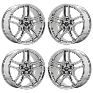 18" Ford Mustang PVD Chrome wheels rims Factory OEM set 10157 EXCHANGE