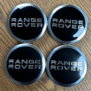 2 3/8" Range Rover Evoque, Sport Black Center Cap #LR027409 set