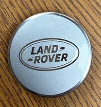 Load image into Gallery viewer, 2 3/8&quot; Discovery, Sport, LR4, Evoque, Sport Silver Center Cap #LR06990 set
