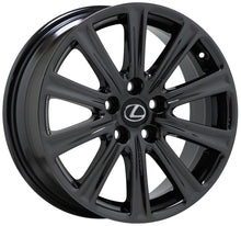 Load image into Gallery viewer, 17&quot; Lexus NX200 NX300 PVD Black Chrome wheels rims Factory set 74326
