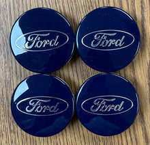 Load image into Gallery viewer, 2 1/2&quot; Ford Explorer, F-150 Blue Center Cap #FL3Z1130H set
