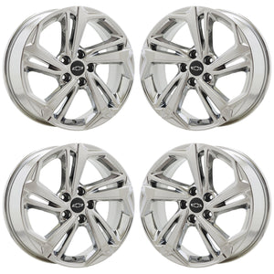 18" Chevrolet Trailblazer PVD Chrome wheels rims Factory OEM set 14040 EXCHANGE