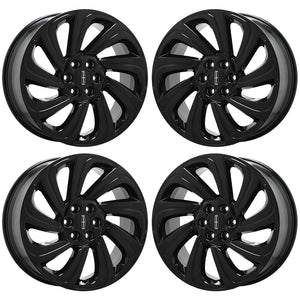 22" Lincoln Navigator Gloss Black Wheels Factory OEM set 10497 EXCHANGE