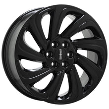 Load image into Gallery viewer, 22&quot; Lincoln Navigator Gloss Black Wheels Factory OEM set 10497 EXCHANGE
