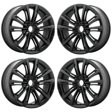 Load image into Gallery viewer, 20&quot; BMW 528i 535i 550i Black Chrome Factory OEM wheels set 71584 71585 EXCHANGE
