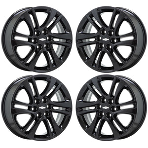 18" Buick Enclave black wheels rims Factory OEM set 5850