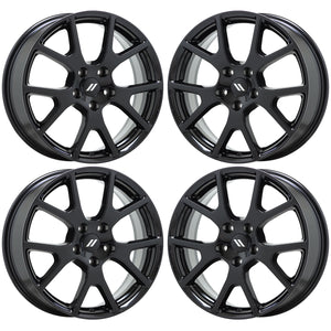 19" Dodge Journey Grand Caravan Black wheels rims OEM set 2422 EXCHANGE